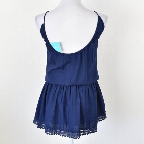 Melissa Odabash Chelsea Mini Dress Navy NEW - XS - Picture 6 of 10